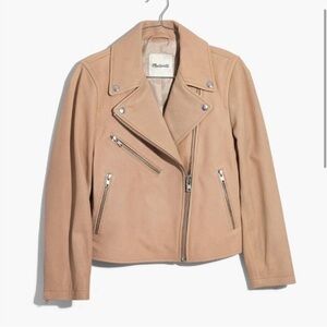 Madewell Tan/Beige Leather Jacket